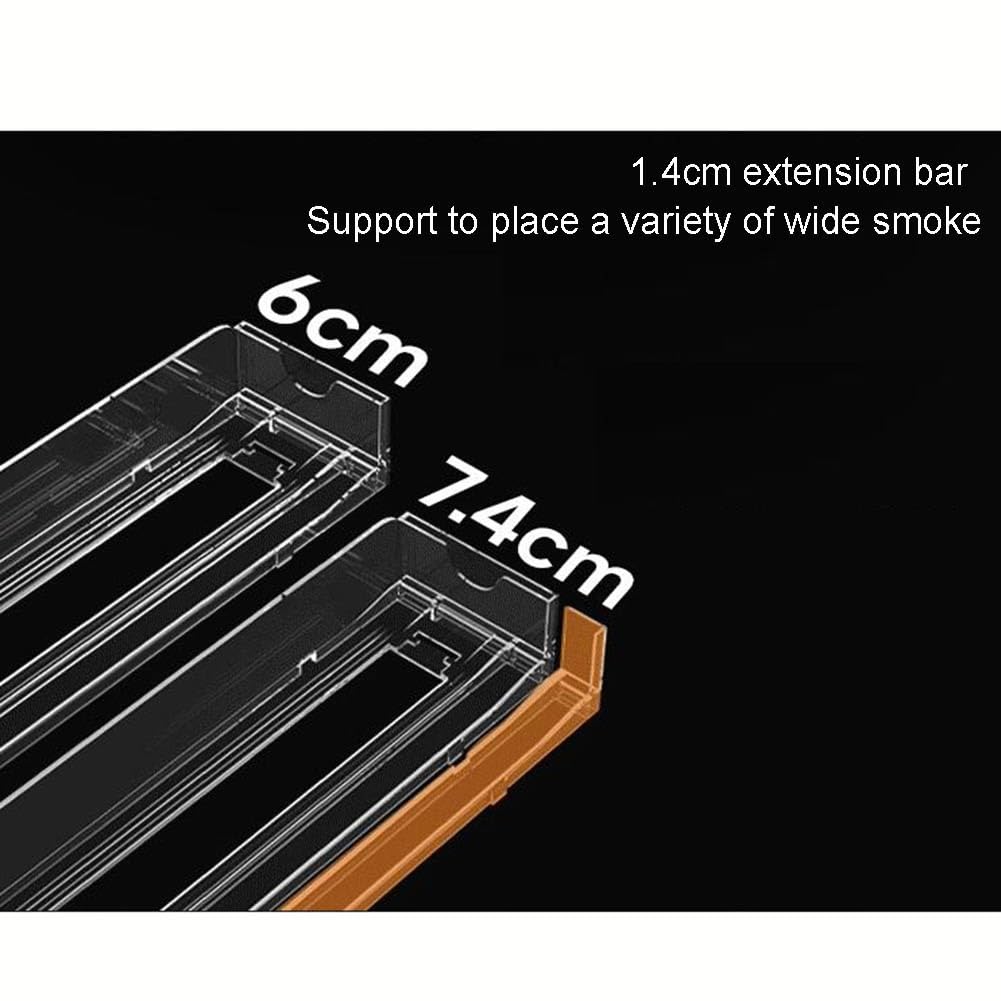 IBOWZ Acryl Riser Displayständer Ladenregale, rechteckiger Zigarettenetuihalter, Zigarettenständer, wandmontierter Zigarettenständer, für Supermärkte, Convenience-Stores und Geschäfte