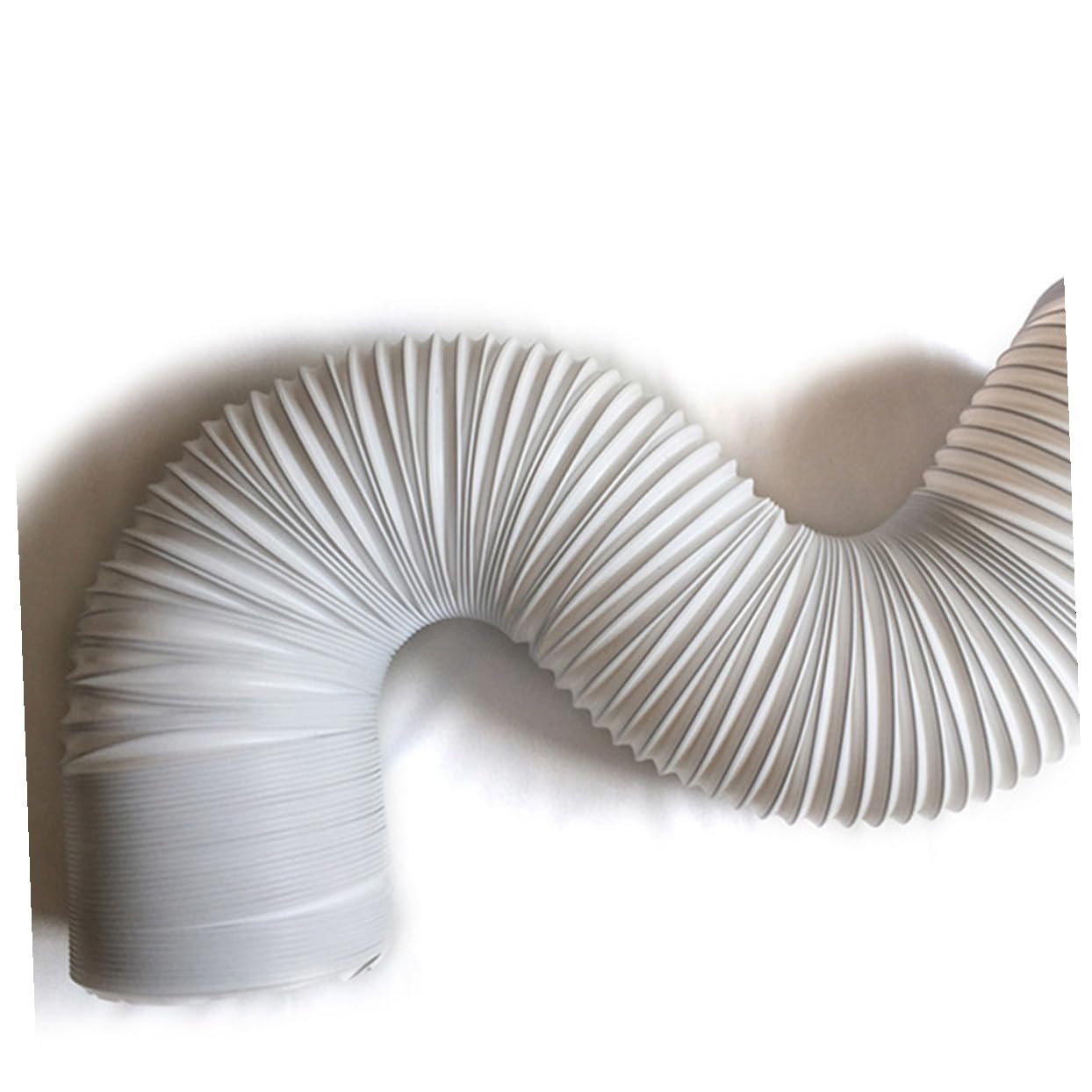 Tubo di Scarico Aria Condizionatore Mobile Estensibile Pe Bianco | Flessibile e Leggero, Design Ispessito, Atmosfera Estiva per Cucina Domestica