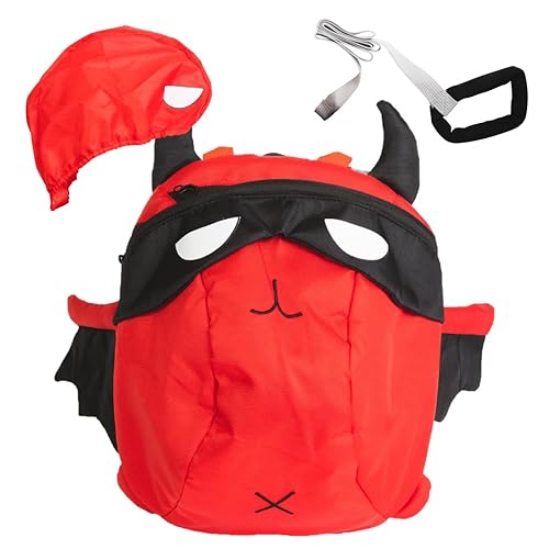 Sonna Arnés para bebé con correa para niños pequeños, con correa antipérdida, arnés de seguridad para niños para caminar Correa de mochila roja