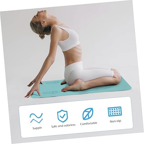 Miniatura 2 de BCOATH Alfombrilla para saltar al aire libre, esterillas de salto para ejercicio antiabsorción, esterillas de yoga para viajes, gimnasio, suelo