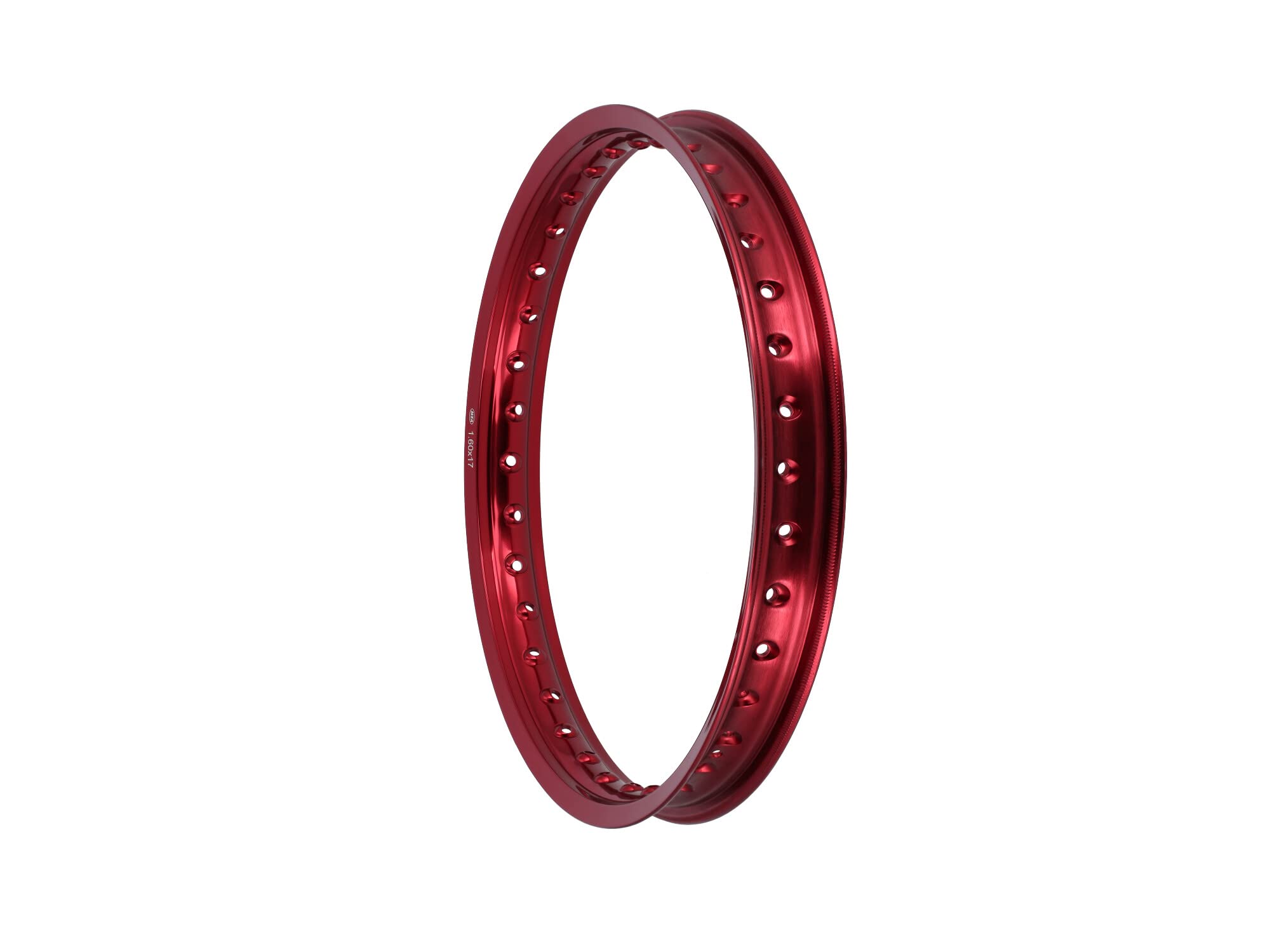 Cerchio 1,6 x 17" Cerchio in alluminio anodizzato rosso - Simson S53, S83
