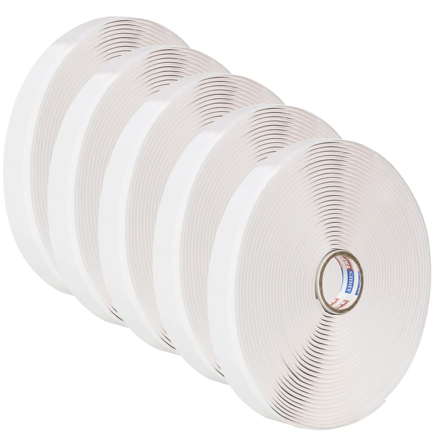 ADHES Premium Butyl Sealant Tape 1/2" x 30 'x 1/8", 5 Rolls White Butyl Rubber Sealant Tape for RVs, Vehicles, Marine and Home Repair – Ideal for Headlights, Windows, Doors, and Windshields