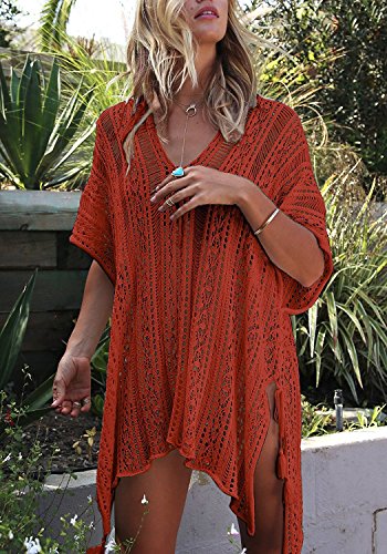 Image of HARHAY Women's Summer Swimsuit Bikini 2023 Beach Swimwear Crochet Cover up