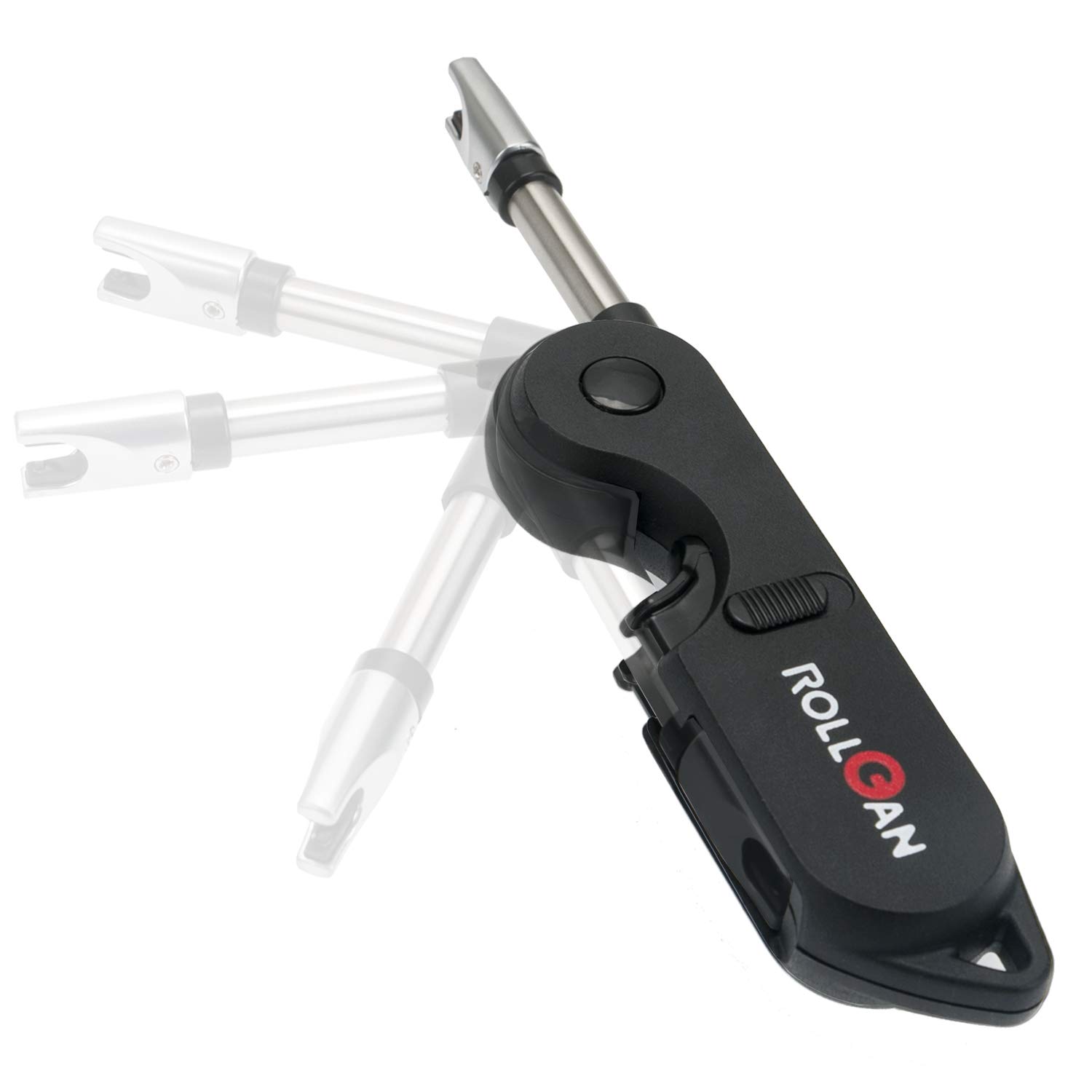 Electric ARC Foldable Lighter Rechargeable USB Long Neck Plasma Flameless Windproof ARC Lighter with Double Safety, Fit for Candle, BBQ, Kitchen Stove, Fireplace, Camping-Gift Box (Black)