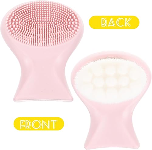 Miniatura 4 de Beaupretty Cepillo de limpieza facial de silicona de doble cara Cepillo limpiador facial Cepillo de lavado facial Cepillo de limpieza facial Cepillo