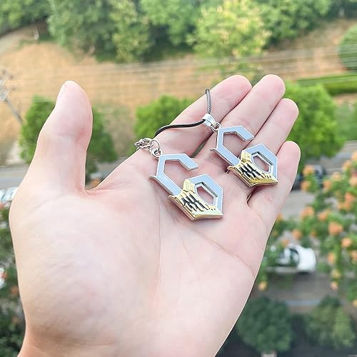 Miniatura 4 de FunBoat Grimmjow Anime NO.6 Charm Llavero Ulquiorra Cifer NO.4 Collar Regalos de Navidad para niños, niñas, adolescentes, mujeres y hombres