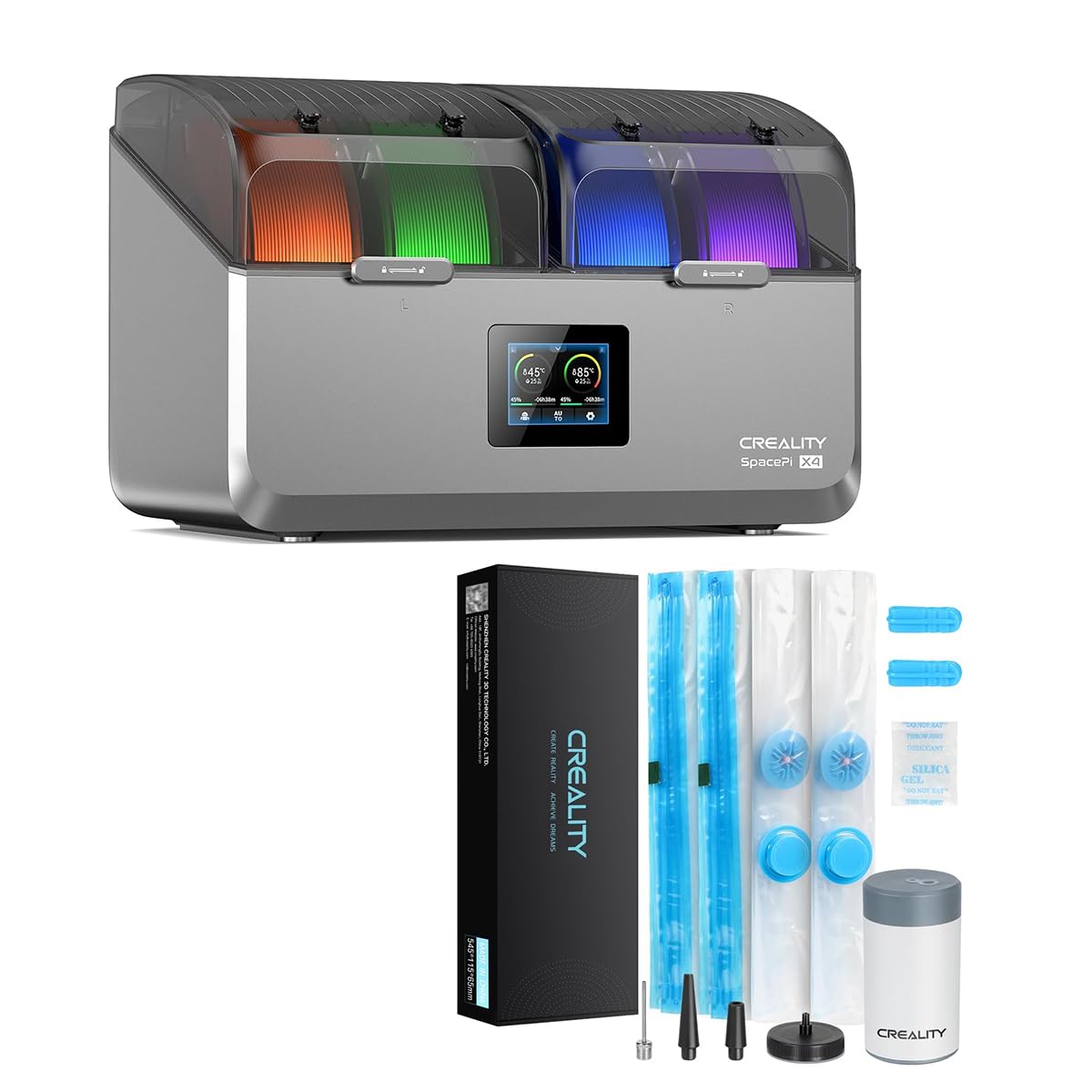 Offizieller Creality Space Pi X4 Filament Trockner & 3D Drucker Filament Aufbewahrungsbeutel 40x40 cm