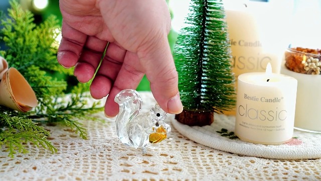 Amazon.com: H&D HYALINE & DORA Crystal Animals Squirrel