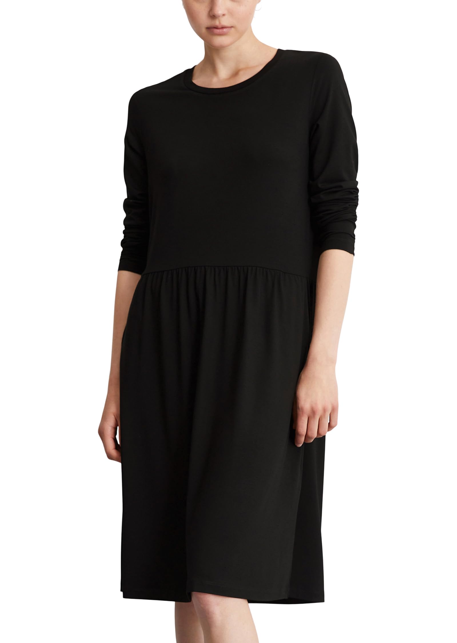 Marc OPolo Denim Women's Jersey Dress with Stretch Content Long Sleeve