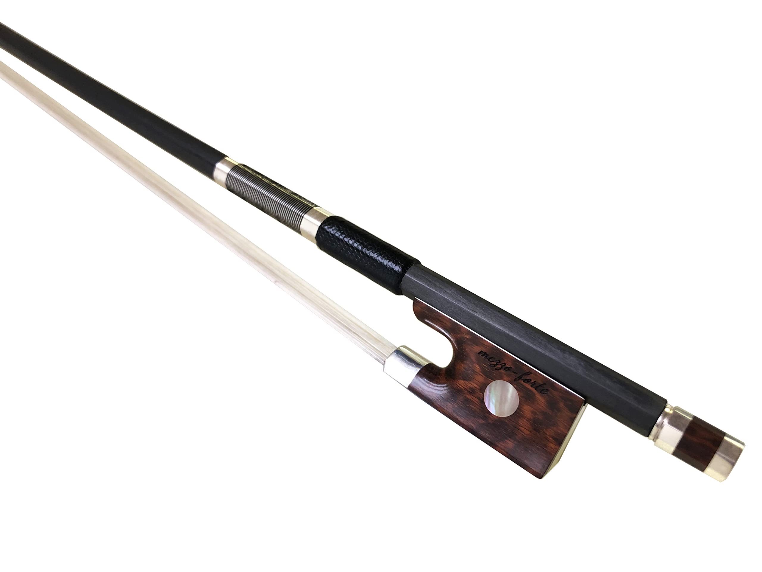 Arc de violon professionnel en carbone mezzo-forte ProStar, Archet Violon, monté en argent