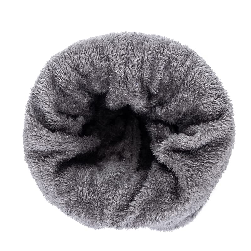 Hombres y mujeres general grueso invierno Cap cálido más forro de piel solapa Cap Beanie hombres y mujeres general cálido al aire libre punto Cap, rosso, Talla única