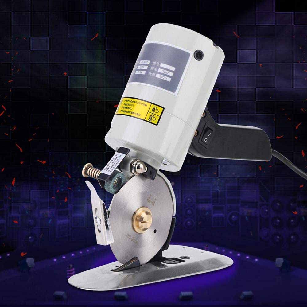 Cortador rotatorio eléctrico, Tijera de Tela Flexible Ligera, Cuchillo Redondo, máquina cortadora de Cuero, Herramientas de Corte para Tela Multicapa