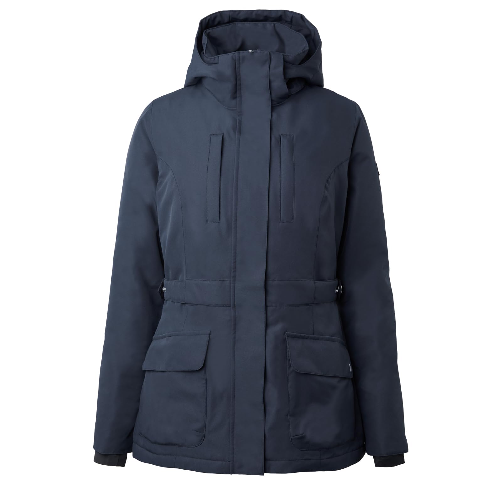 HORZE Damen Reitjacke Jadine, leichte Winterreitjacke wasserdicht und atmungsaktiv, Blau, 44