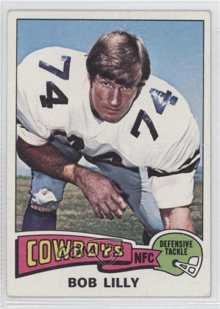 Bob Lilly COMC REVIEWED Good to VG-EX (Football Card) 1975 Topps #175