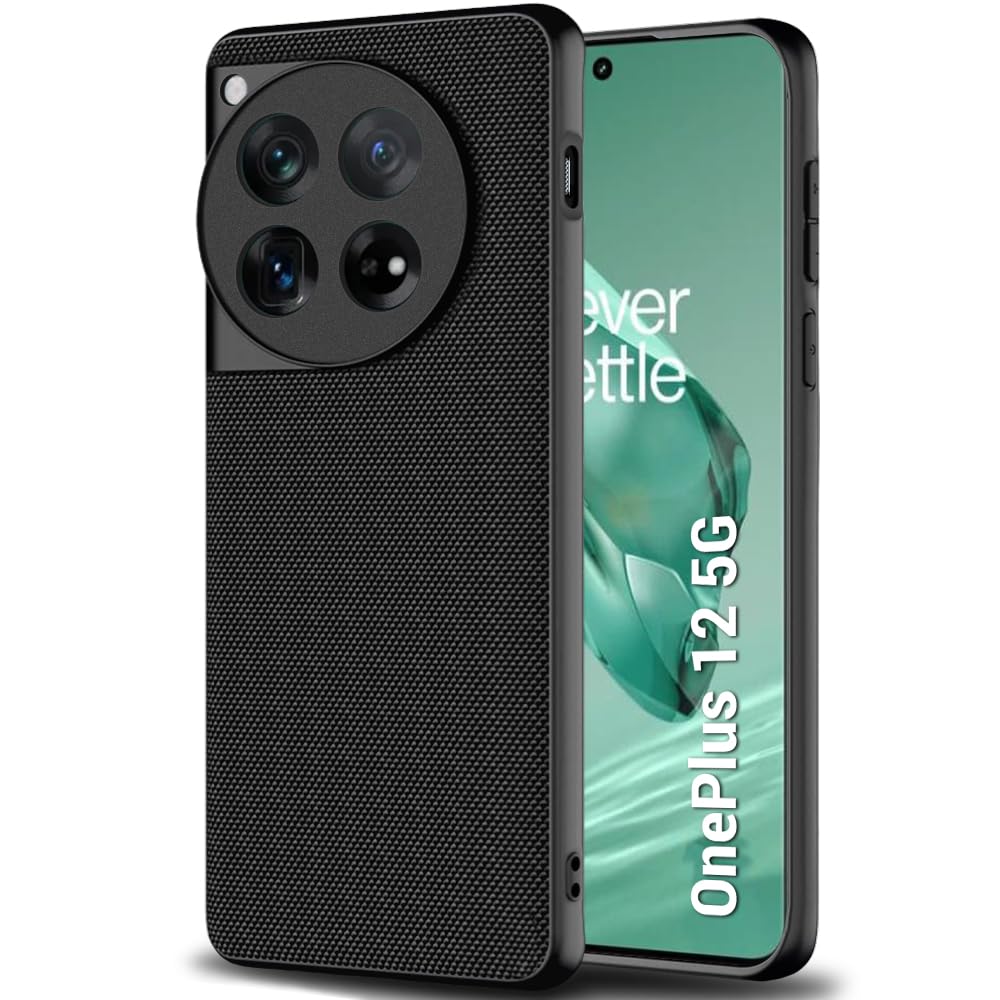TheGiftKart Back Cover Case for OnePlus 12 5G | Slim & Lightweight | Ultra-Premium Design | Camera Protection Bump | Fabric Texture Back Case Cover for OnePlus 12 5G (PC & TPU, Black) (B0CSDHXMKJ) Amazon Price History, Amazon Price Tracker