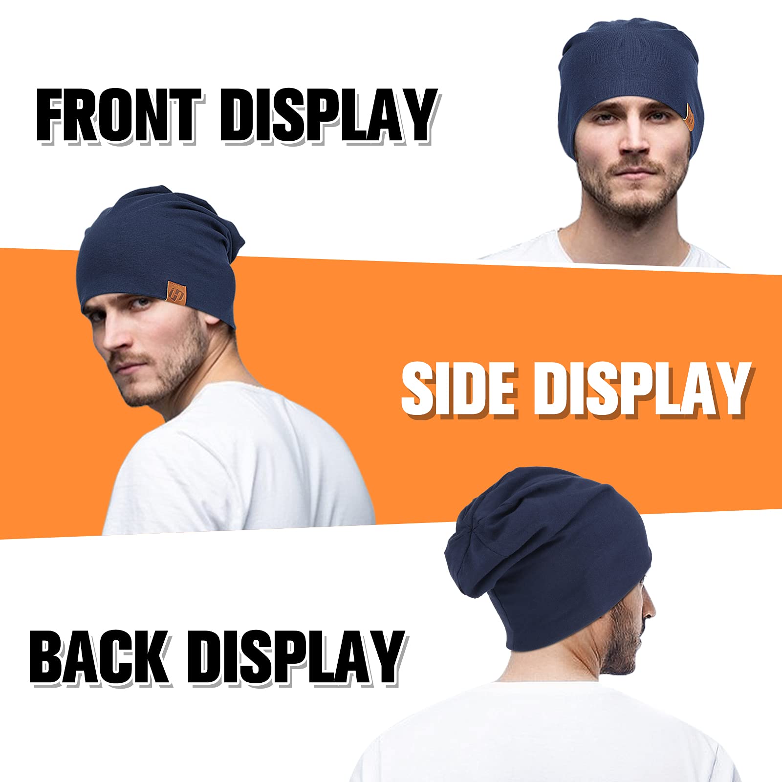 HASAGEI Berretto da donna leggero morbido unisex Slouch Beanie elastico berretto da uomo per tutte le stagioni