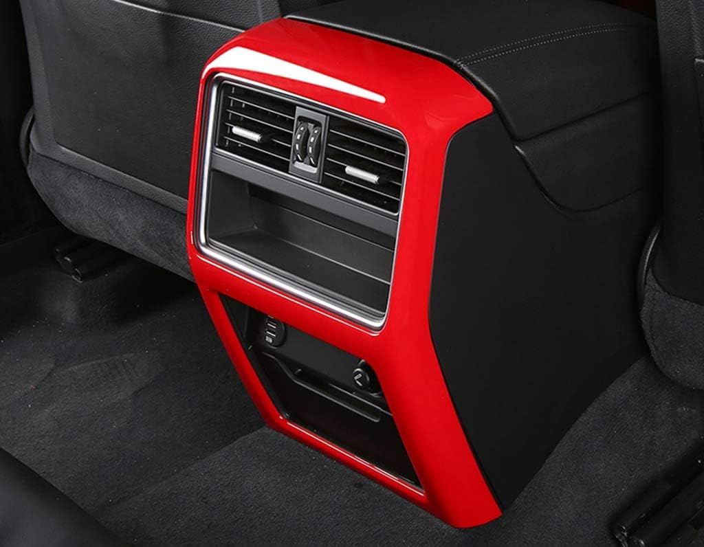 New Protective Rear Air Duct Big Cover Compatible with Porsche Cayenne 2018-2020 (Red)
