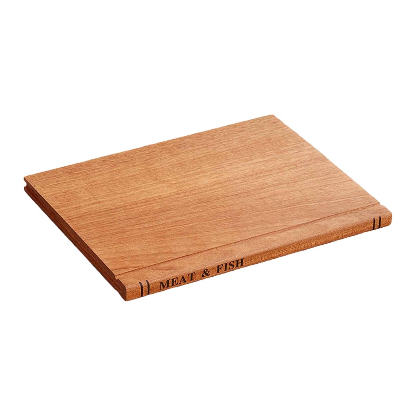 3 Piezas Tabla de Cocina de Madera Tabla para Cortar Rectangular Placa para Fácil de Limpiar Tabla de Presentación para Quesos Y Embutidos Di, Style a, Individual