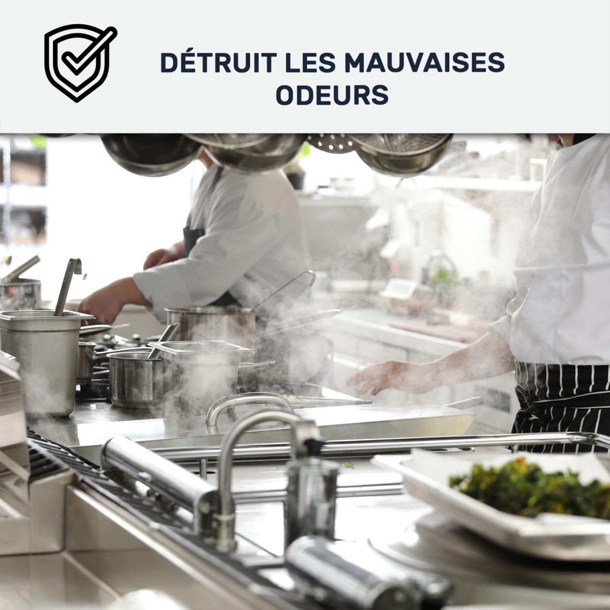 ARCANE INDUSTRIES Peinture cusine lessivable Mur et Plafond | Peinture Anti Odeur & pièce Humide | 29 Couleurs Disponibles : Arcadéco Cuisine - 2.5 L Blanc