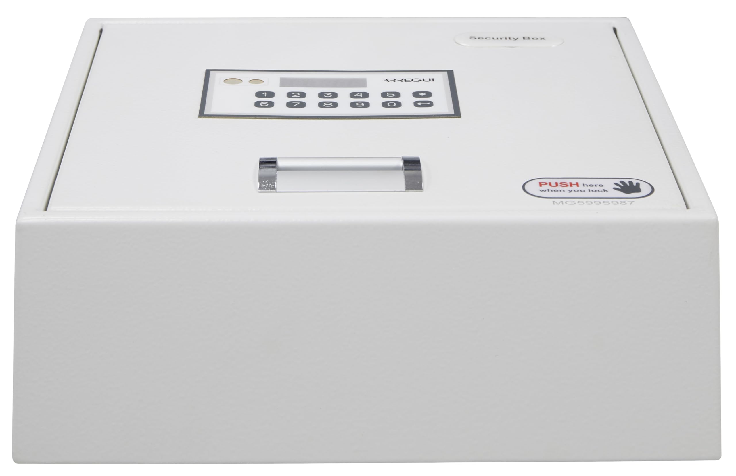 ARREGUI Magna 592000 Caja Fuerte Oculta en el Suelo del Armario | Escondite para Dinero en Casa | Caja Fuerte Camuflada para el Hogar con Código | Caja de Seguridad Electrónica | 11x31x29 cm | 5L