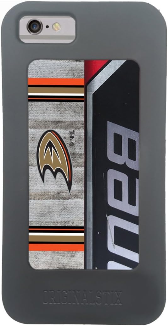 NHL Anaheim Ducks Unisex OS-NHL-Ana-Art-001-iph7Aneheim Ducks Recycled Hockey Stick iPhone 7 Case, Black
