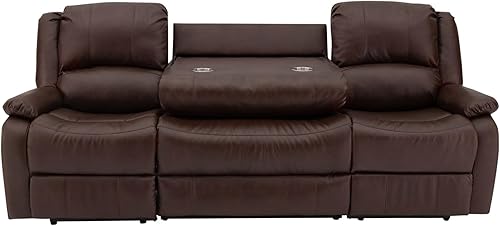 Miniatura 202 de RecPro Charles Collection sofá doble de 67 pulgadas con respaldo reclinable para caravana o cámper, mueble, sillón doble