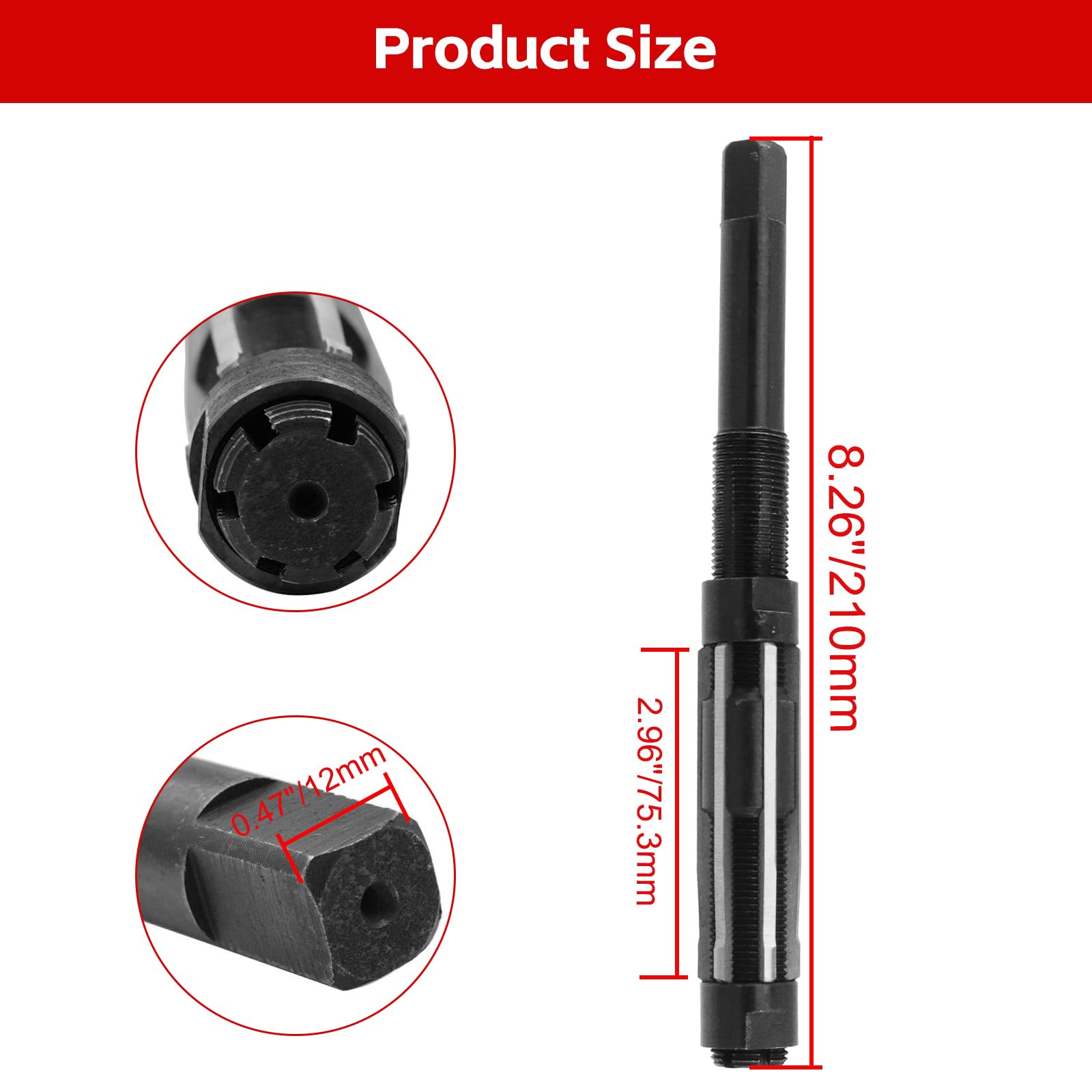 Adjustable Hand Reamer - Precise Hole Sizing -2 Adjustable Hand Reamer - Precise Hole Sizing -2