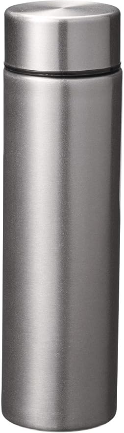 Amazon Co Jp 丸辰 水筒 ミニ マグボトル 真空2層 保温 保冷 小さめ スリム で おしゃれ な ステンレスボトル シルバー 180ｍl sv ホーム キッチン