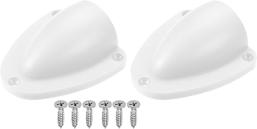 X AUTOHAUX 1 par de cubierta de alambre de barco marino de 2.91 x 2.64 x 1.02 pulgadas, cubierta de cable de alambre para transductor, cubierta de