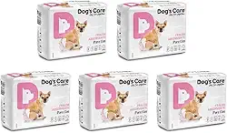 Kit Fralda Higiênica Descartável Para Cachorro Fêmea P 60 unidades