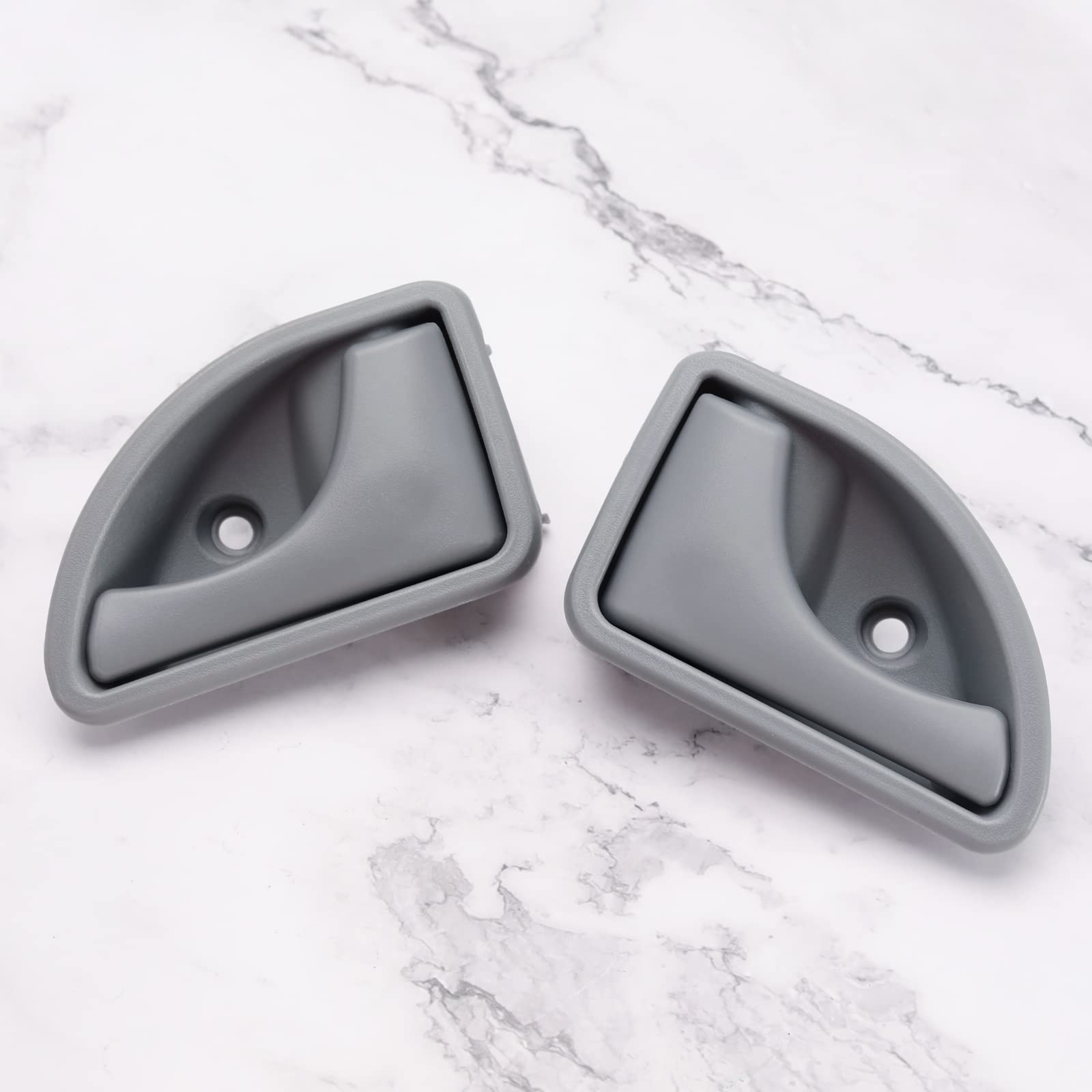 2 Maniglie Porte Interne Auto Per Renault Twingo E Kangoo - Ricambio ABS Nero, Facile Installazione - Foto 4