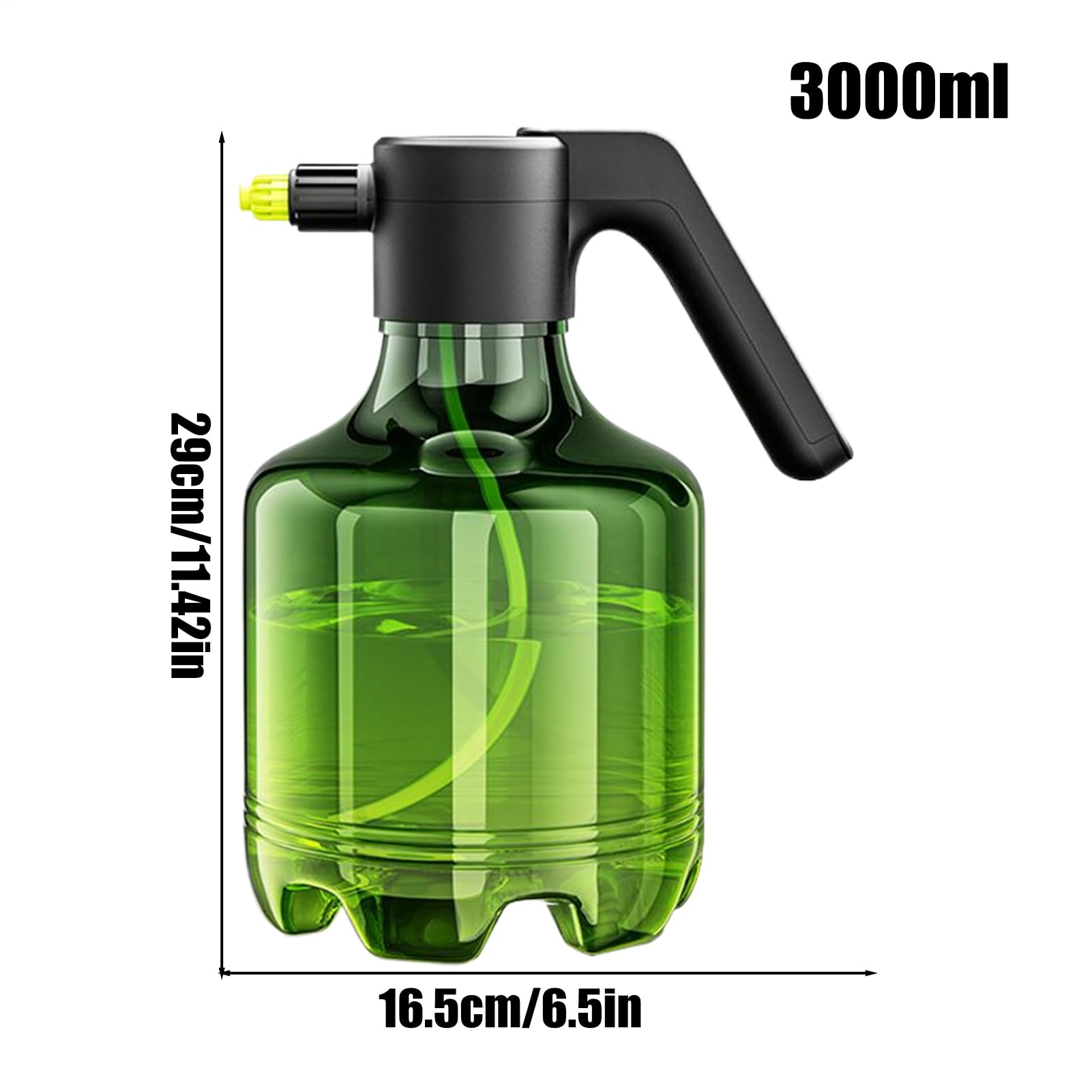 Sprayer Elettrico a Batteria - 3 Litri Irroratore Giardino Ricaricabile,Nebulizzatore Atomizzatore Regolabile 1500 mAh per Interno ed Esterno, Pulizia Piante e Verniciatura Casa