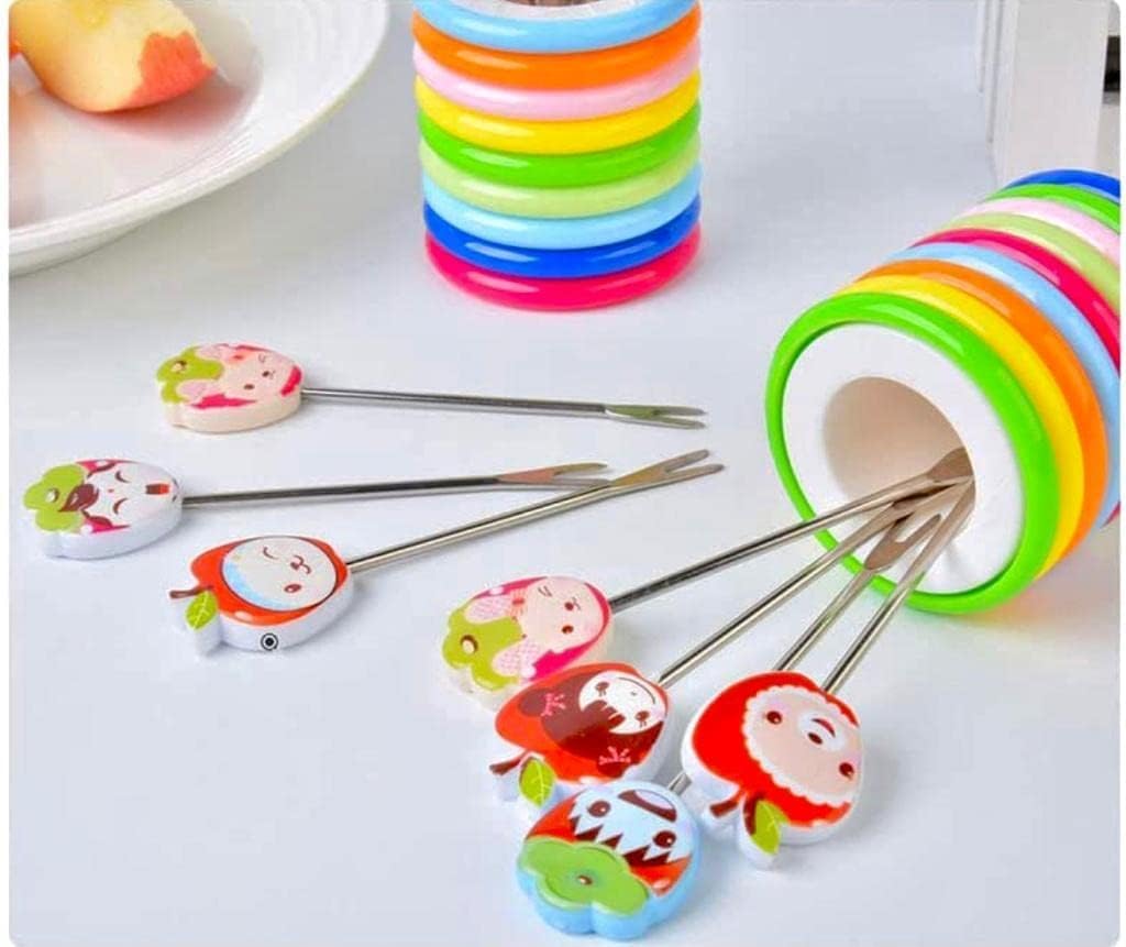 YBN Cartoon Fruit Forks - Fun for Kids! -1