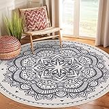 Material: Algodón y poliéster de alta calidad, tejido a mano con elegantes borlas anudadas. Diámetro: 47.2 '' / 120cm (borlas incluidas).