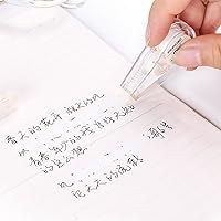 Vista 5 de Cinta de corrección linda, mini rodillo blanco borrador, papelería de oficina escolar, 2 uds