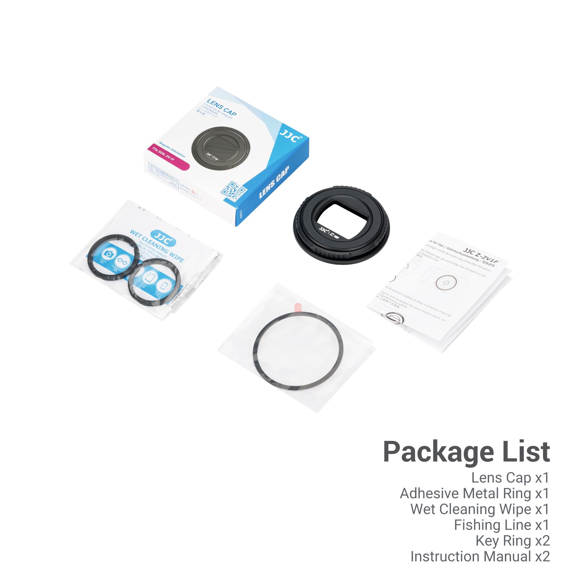 Amazon | JJC 磁気レンズキャップカバープロテクター Sony ZV-1F ZV1F