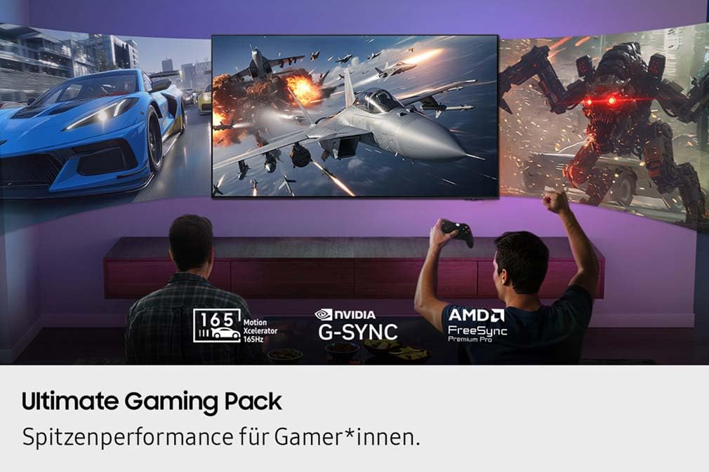Samsung OLED S95F 77 Zoll (195 cm) 4K Fernseher, Antireflexion, NQ4 AI Gen3 Prozessor, OLED HDR Pro, Gaming Hub, Motion Xcelerator 165Hz, Upscaling, Dolby Atmos, Smart TV, 2025