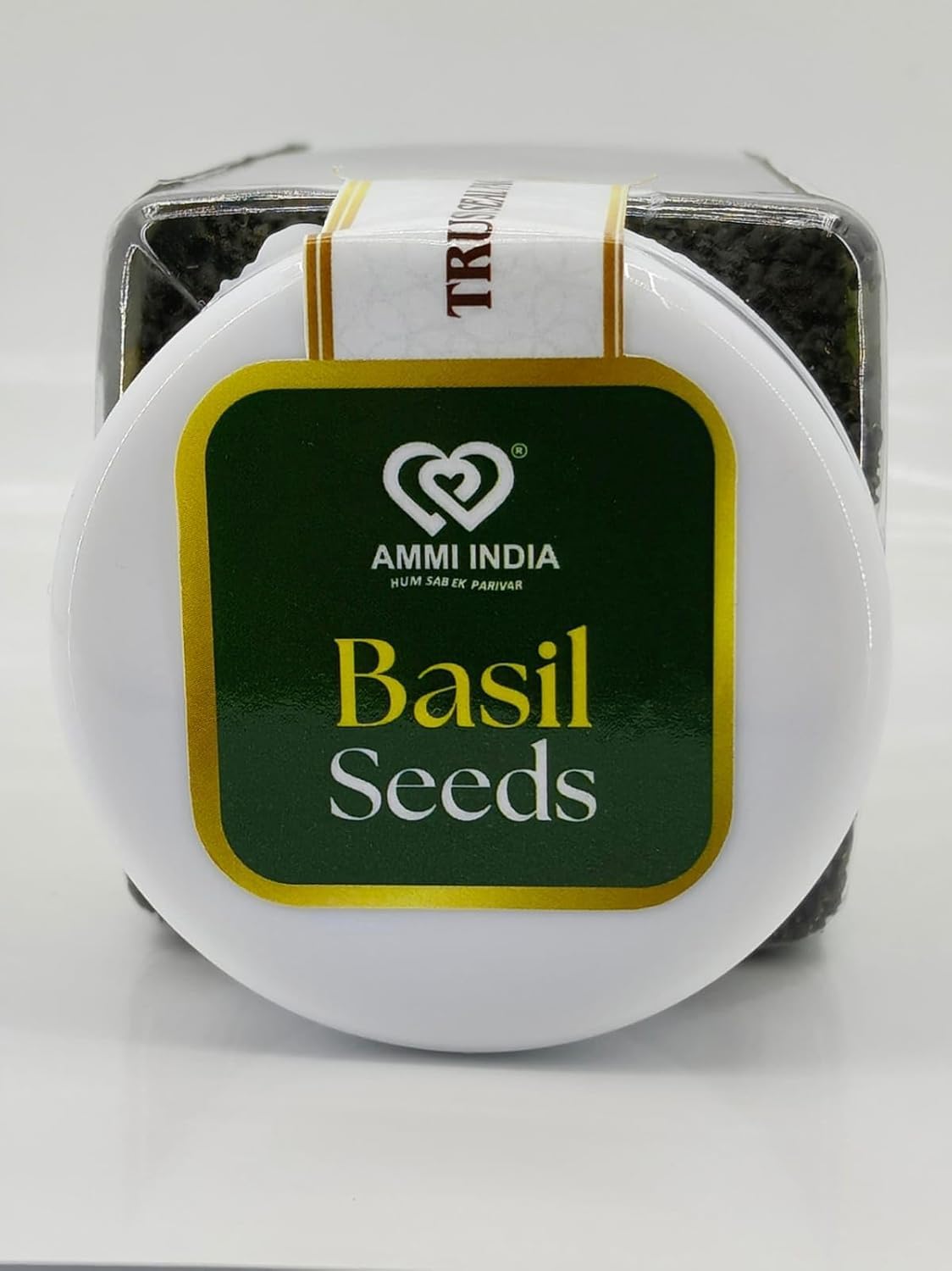 AMMI INDIA Basil Seeds (Sabja/Tulsi) | Whole Seeds for Eating, Soaking, Beverages, Desserts, Falooda, Smoothies, Topping, Kitchen Use | Pack of 2 | 360Grams 4