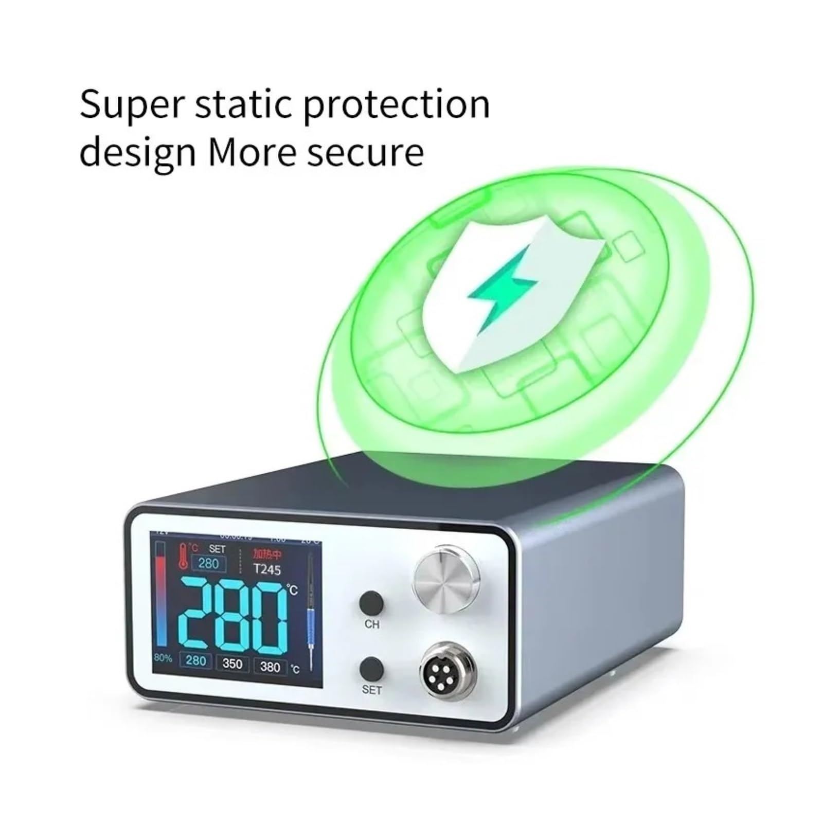 Stazione di saldatura, Stazione di saldatura intelligente T3A, supporta T12 T245 T210 T115 gestisce lo strumento riparazione PCB portatile