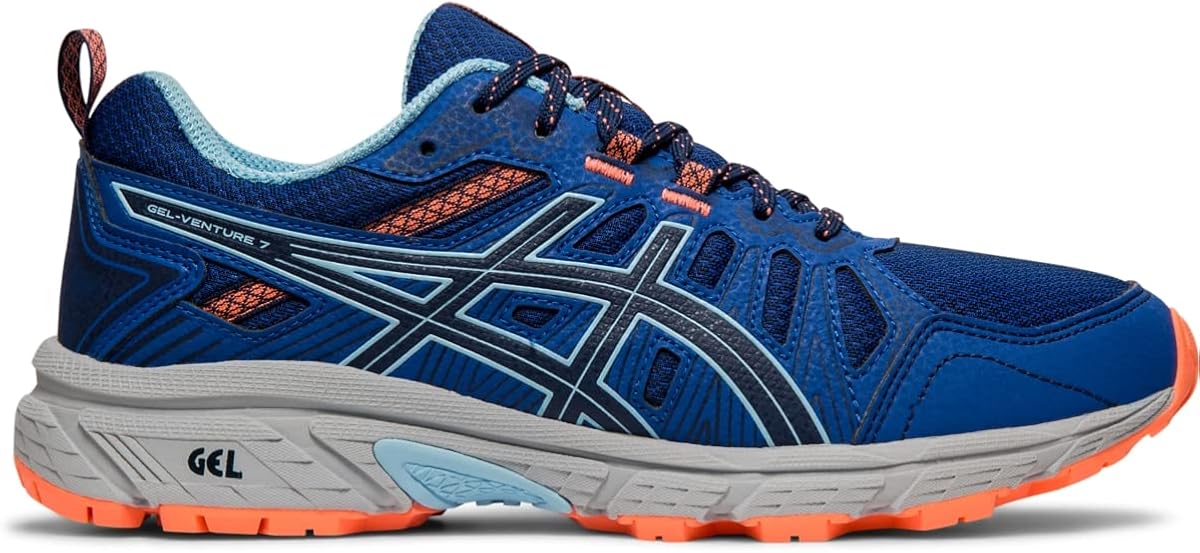 ASICS Women's Gel-Venture 7 Running Shoes 7.5 Blue Expanse/Heritage Blue
