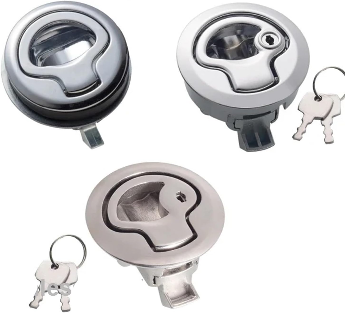 Handle Cabinet Lock for Truck Car Trunk Motorcycle Box Locker Yacht Cupboard Car- Hardware MS475 1Pcs(Zinc Alloy with Key)