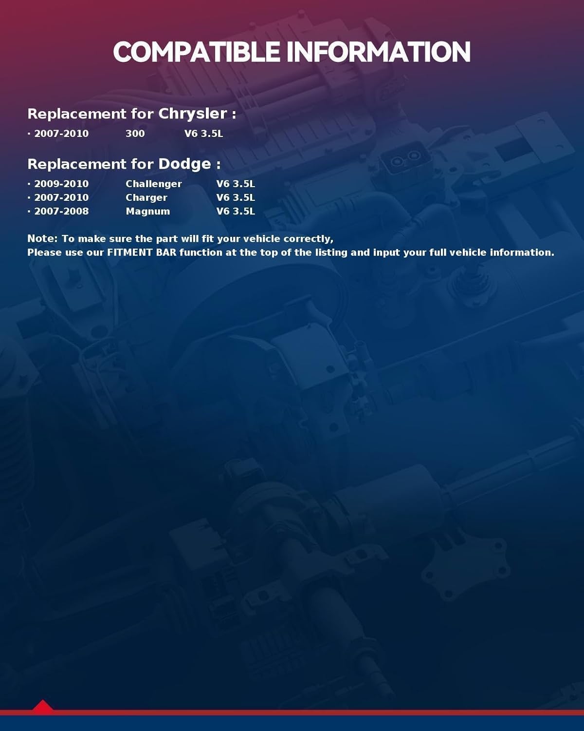 KAX 140357 Air Conditioning AC Compressor for Dodge Charger 2007-2010 3.5L,Challenger 2009-2010 3.5L,Magnum 2007-2008 3.5Liter, Chrysler 300 2007-2010 3.5Liter