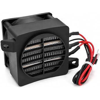 PTC Heating Element 220 V 300 W PTC Heater with Fan Electric Ceramic Thermostat PTC Air Heater Fan Heater Heating Module with Constant Temperature for Fans Humidifier Air Conditioning System