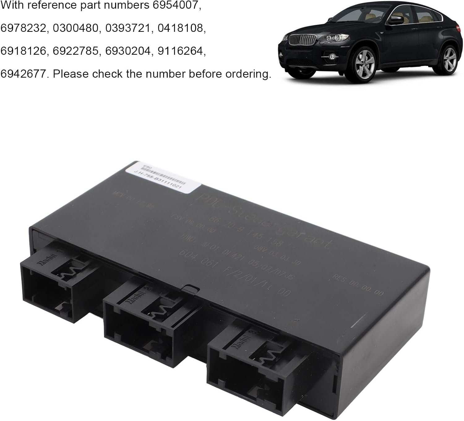PDC Module PDC Unit, Parking Distance Control Unit Module 66210395856 PDC Control Module for 5 6 7 Series E60 E61 E65 E70 E61N E63 E64 E66 E71 X6 35iX