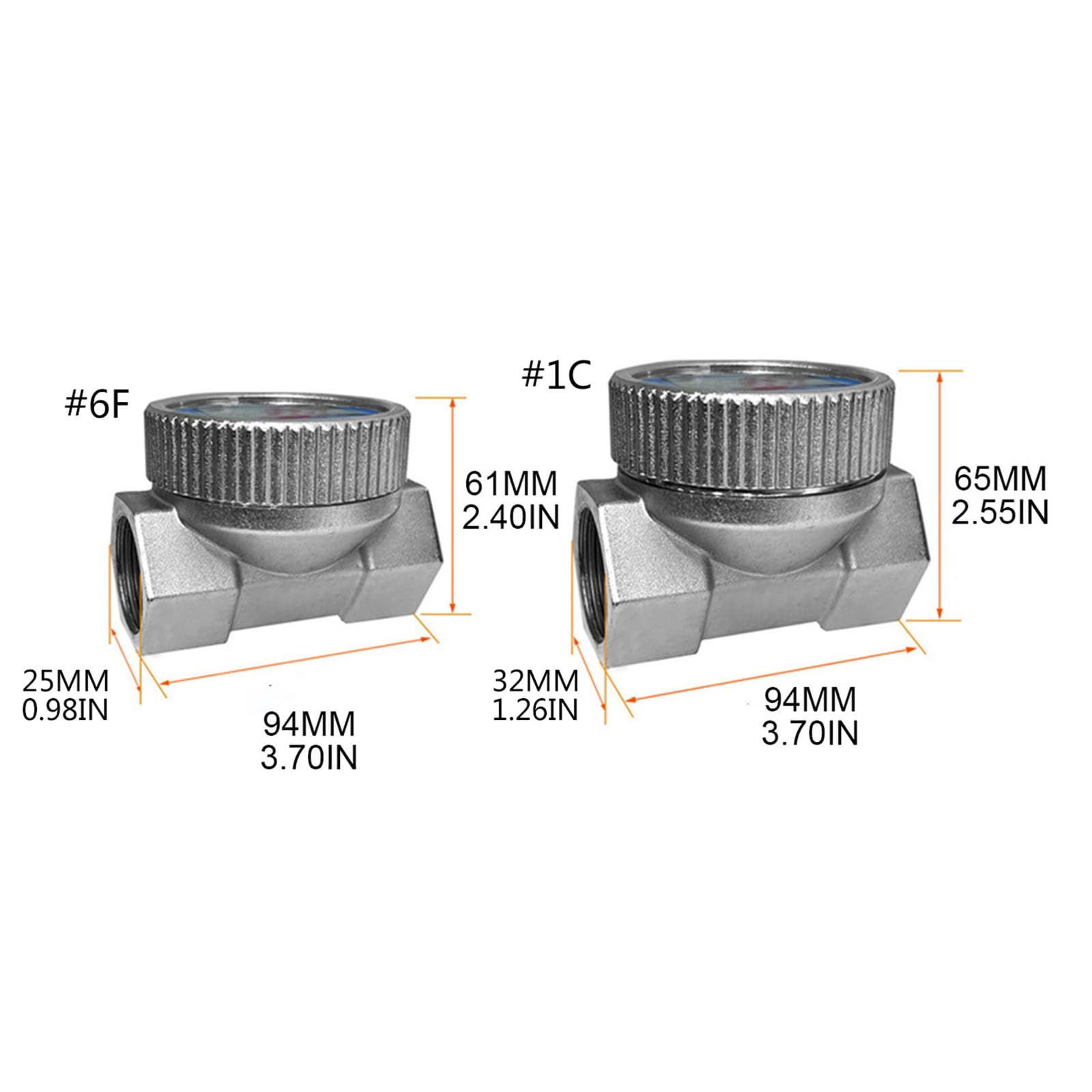 Flussometro digitale DN20/DN25 per acqua olio flussi in acciaio inossidabile misuratore di controllo QTS PTS L GAL Flussometro in acciaio inossidabile