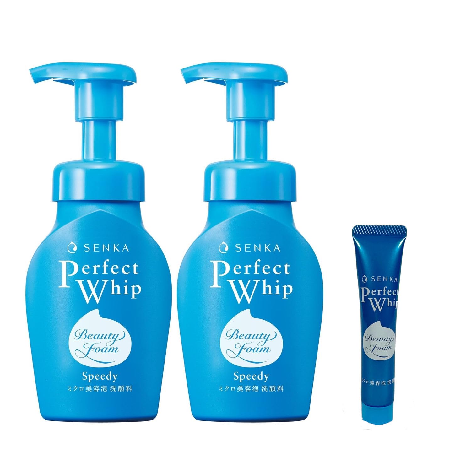 【まとめ買い】SENKA パーフェクトホイップ スピーディー150mL×2個 +おまけ 泡状 キメ 毛穴 汚れ うるおい ざらつき 洗顔料 本体