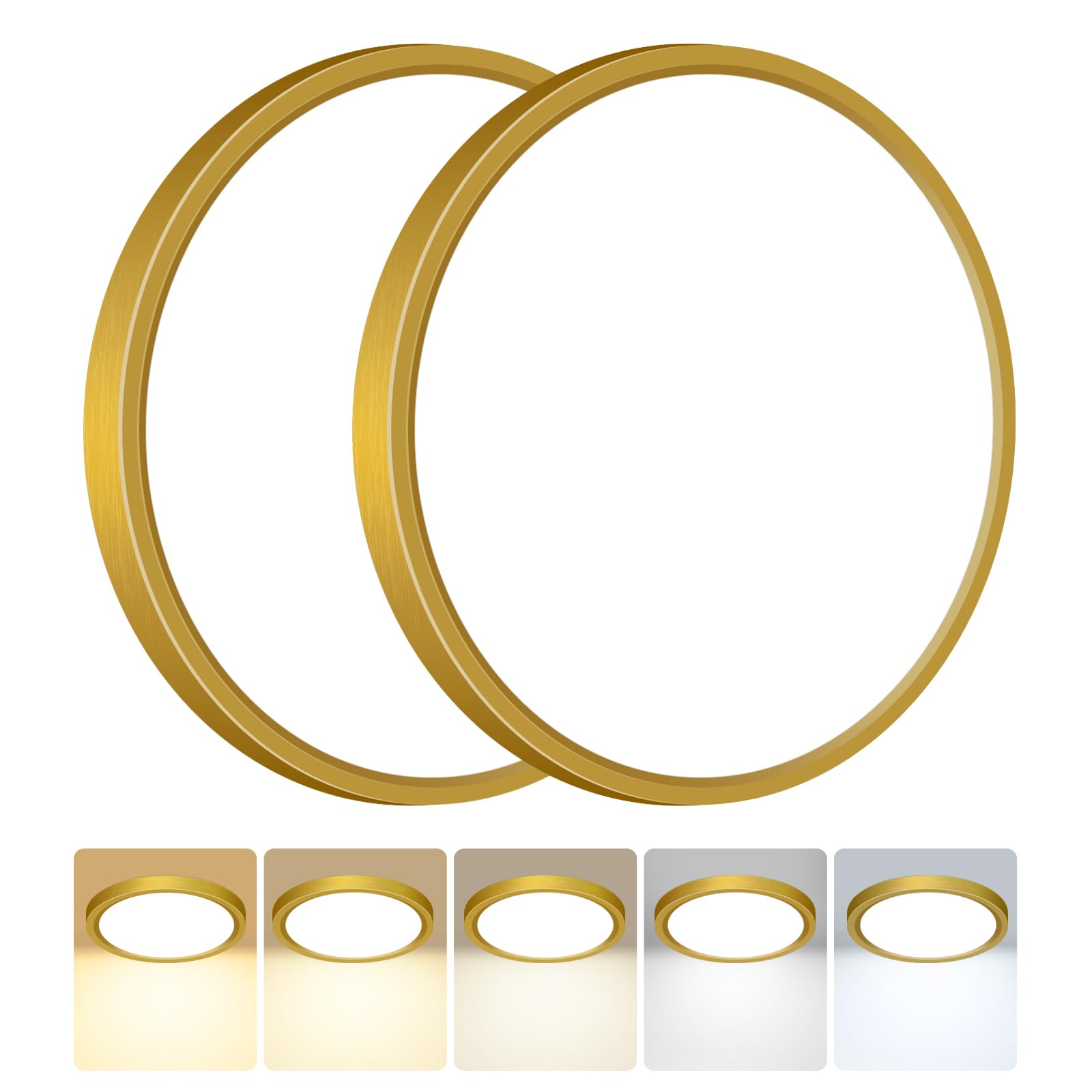 Peasur Deckenlampe LED Deckenleuchte Flach