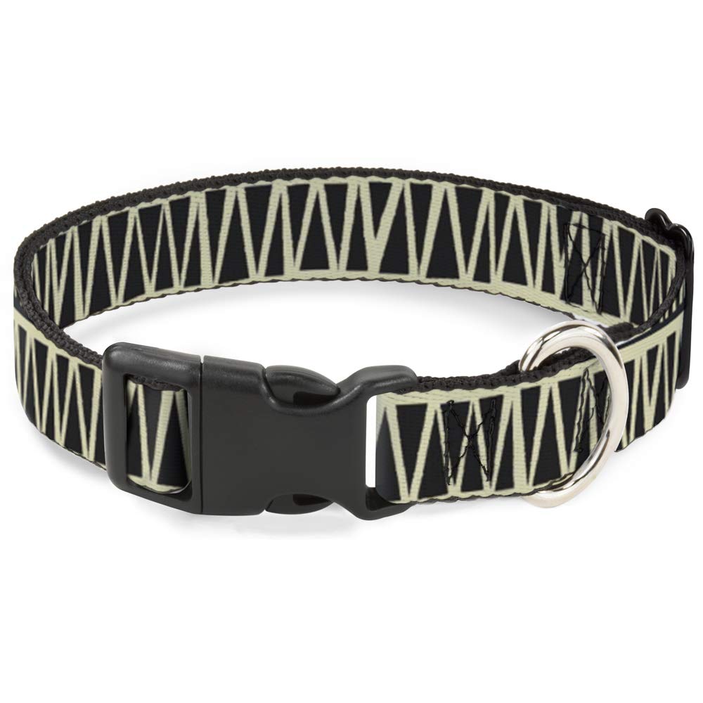Collier pour chien doodle crème et noir idéal pour les balades urbaines de petite taille