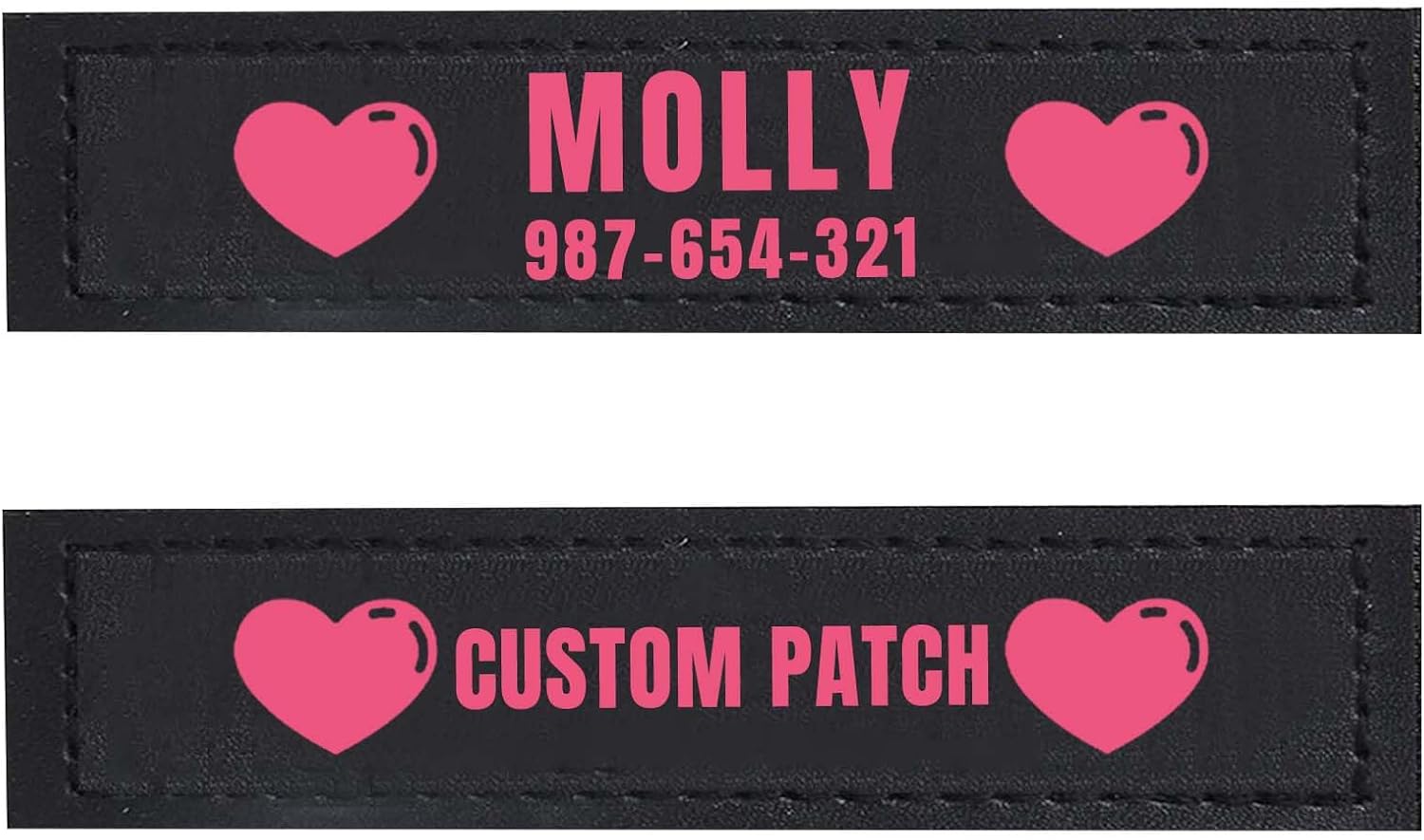 LOFART Custom Velcro Patches for Dog Harness Or Collar
