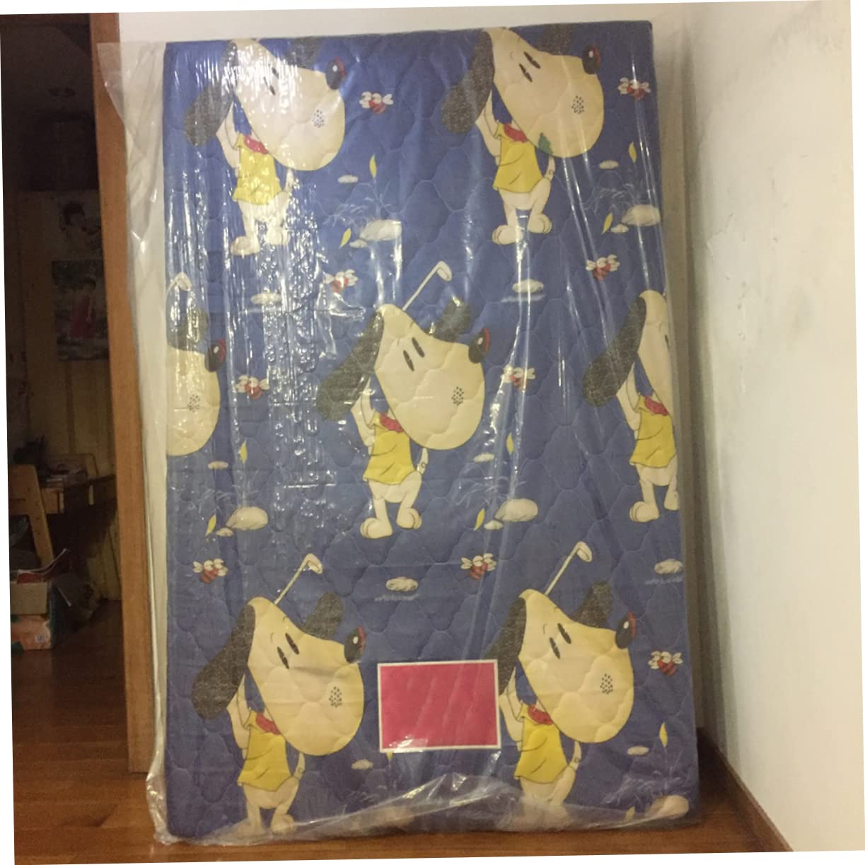 Garneck Coprimaterasso Autoadesivo in PE A 2 Strati per Trasloco Letto (220x250 Cm)